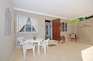 Self Catering unit Patio Self Catering unit Patio